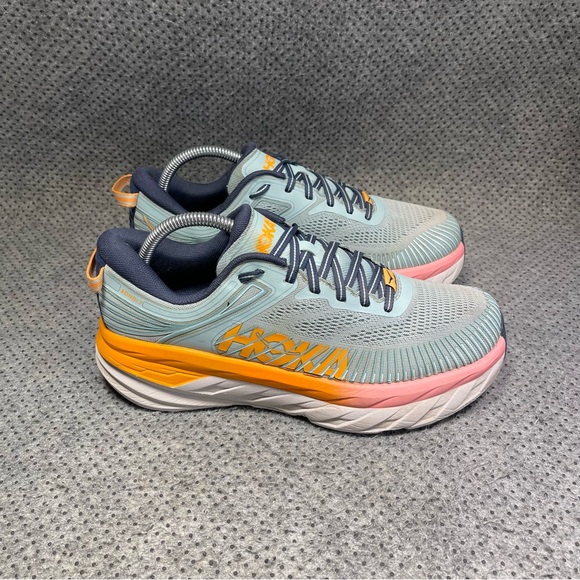 Hoka One One Bondi 7 Wide Running Shoes Size 9.5D Women’s - Picture 5 of 8